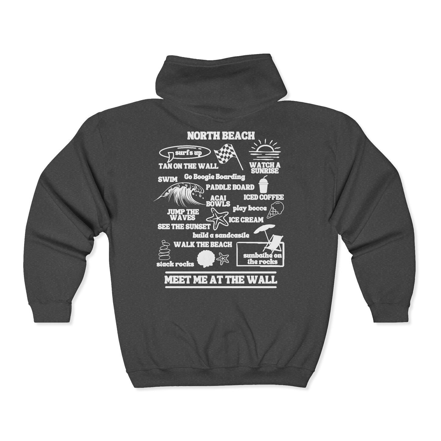 Meet Me At The Wall Full Zip Hoodie