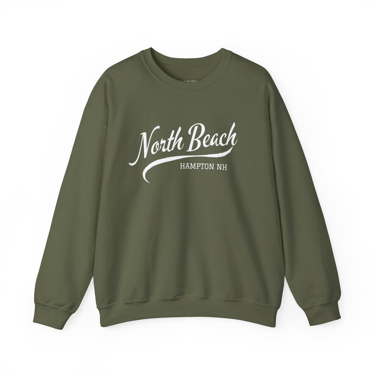 North Beach Hampton NH Script Crewneck Sweatshirt