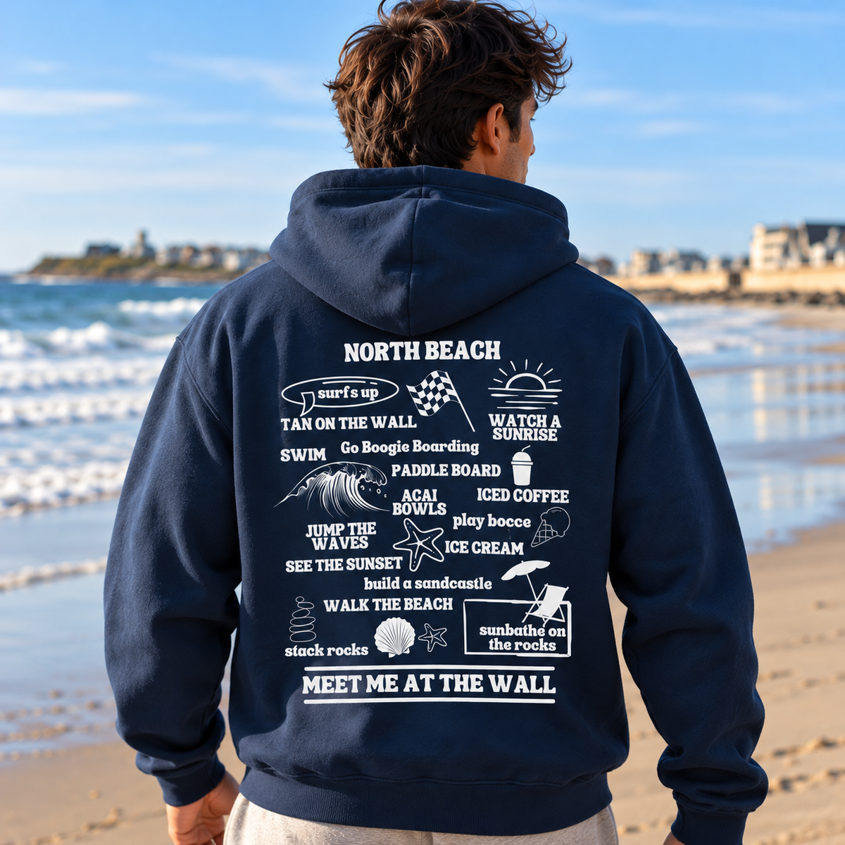 Meet Me At The Wall Full Zip Hoodie