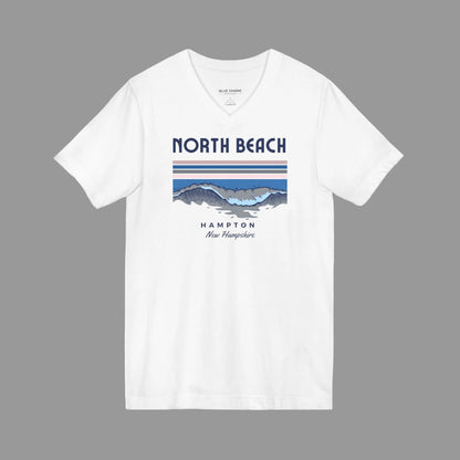 North Beach Wave V-neck T-shirt
