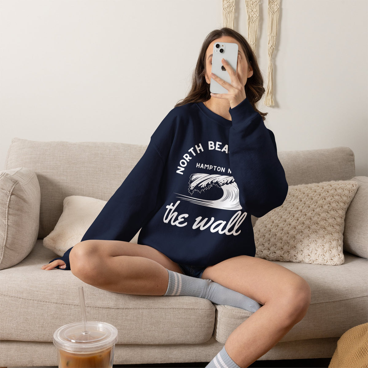 The Wall at North Beach Crewneck Sweatshirt