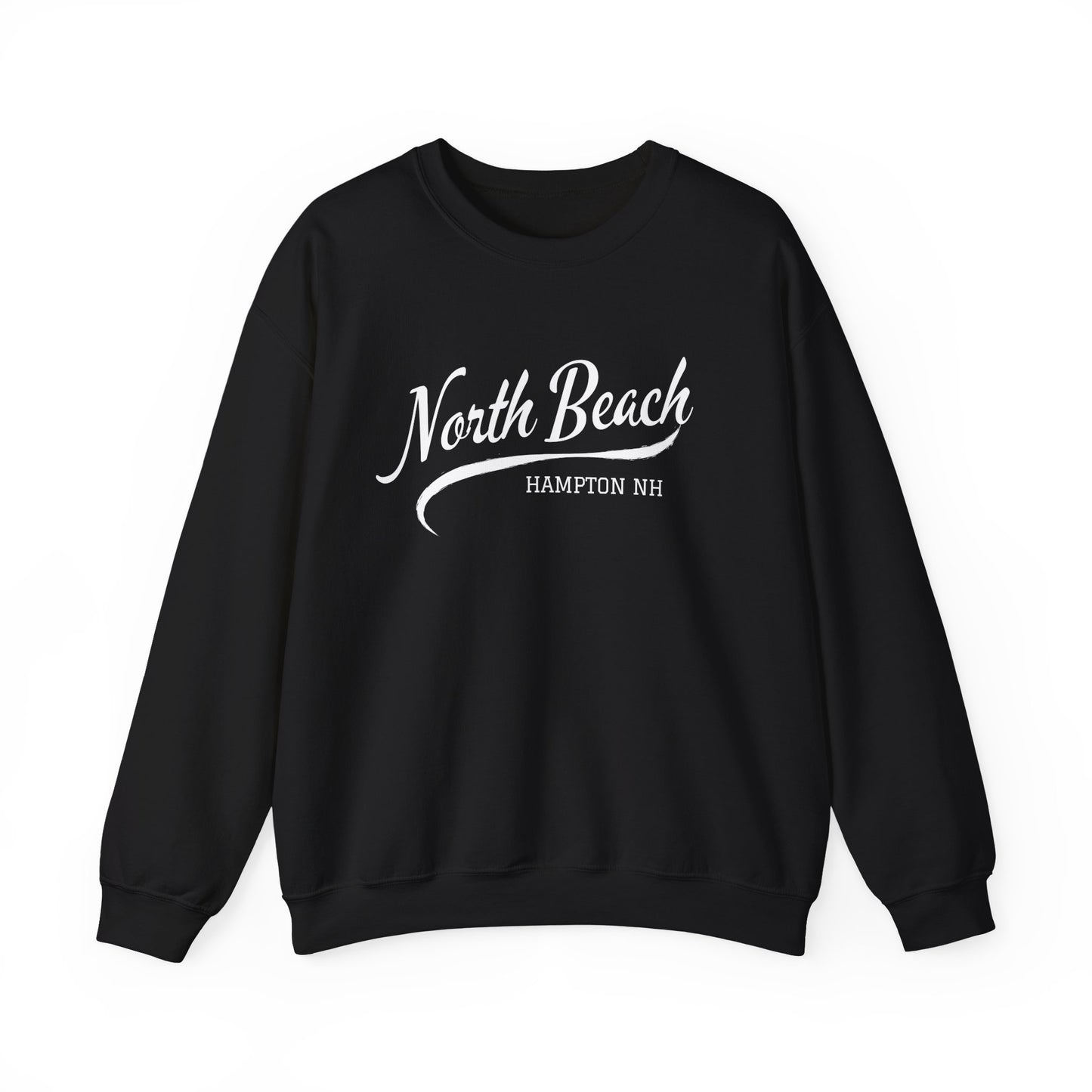 North Beach Hampton NH Script Crewneck Sweatshirt