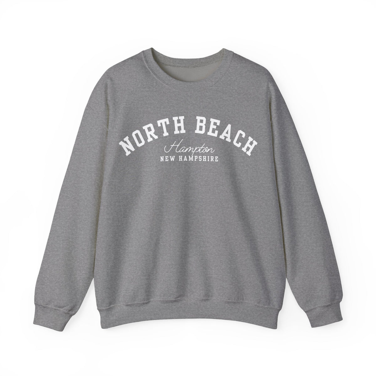 North Beach Varsity Style Crewneck Sweatshirt
