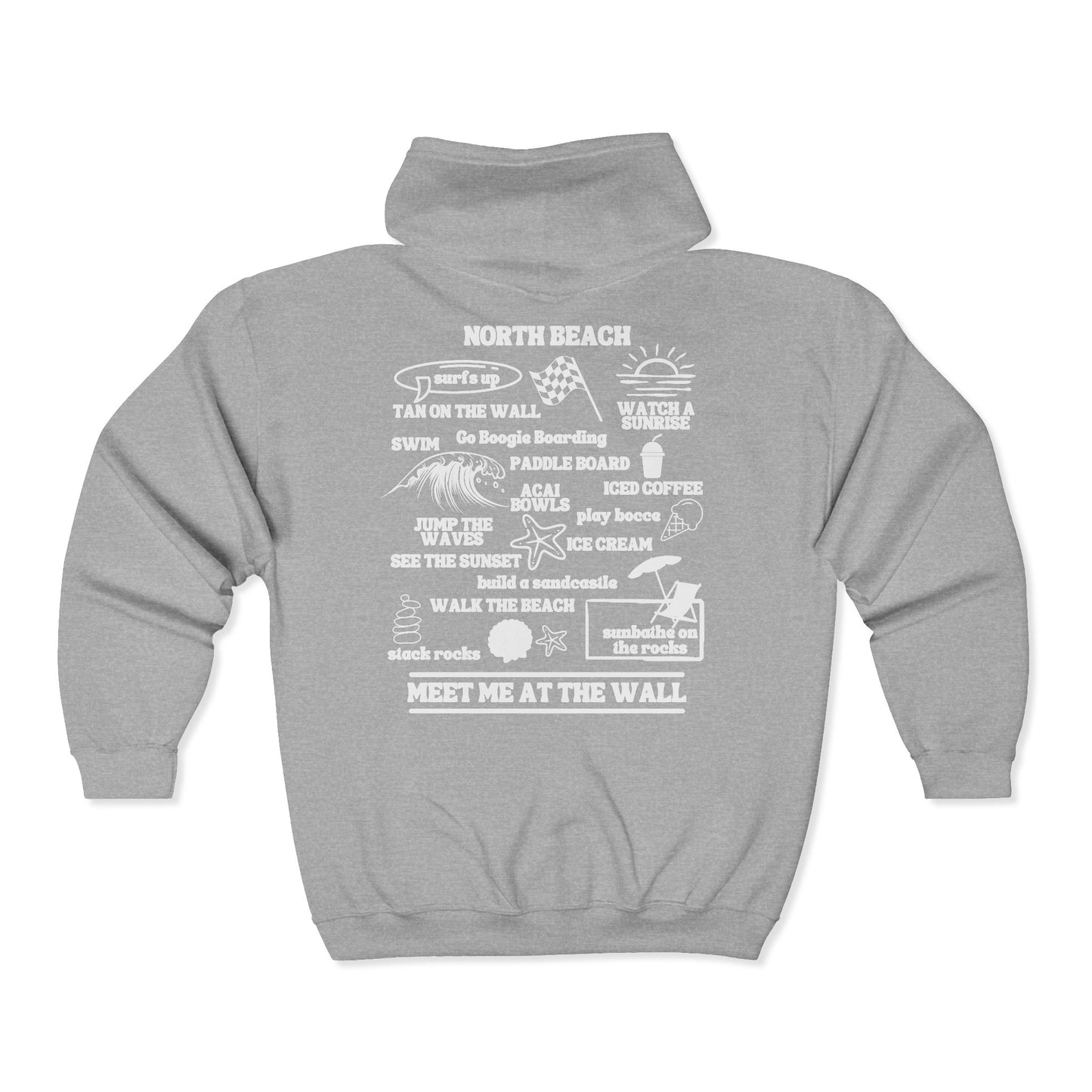 Meet Me At The Wall Full Zip Hoodie