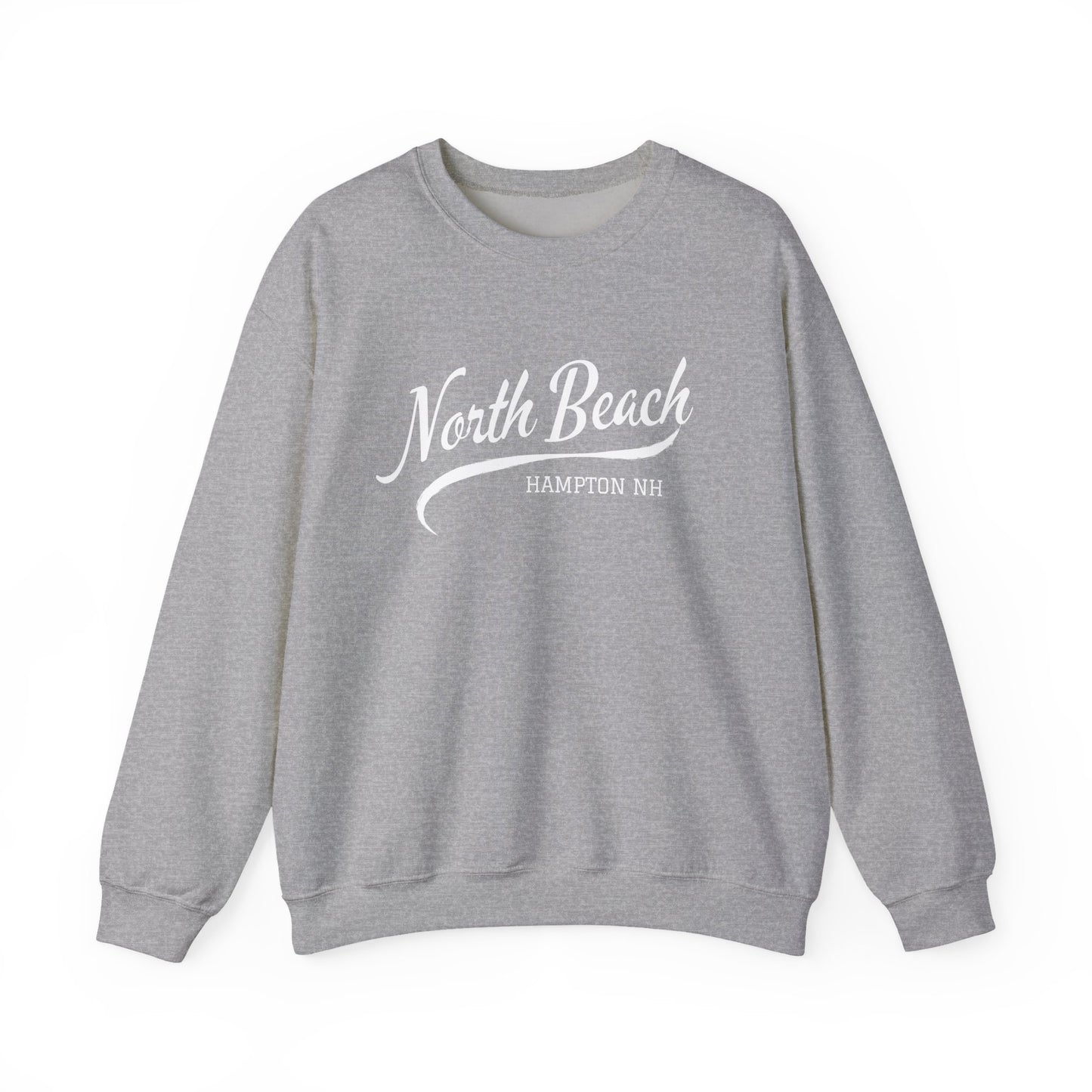 North Beach Hampton NH Script Crewneck Sweatshirt