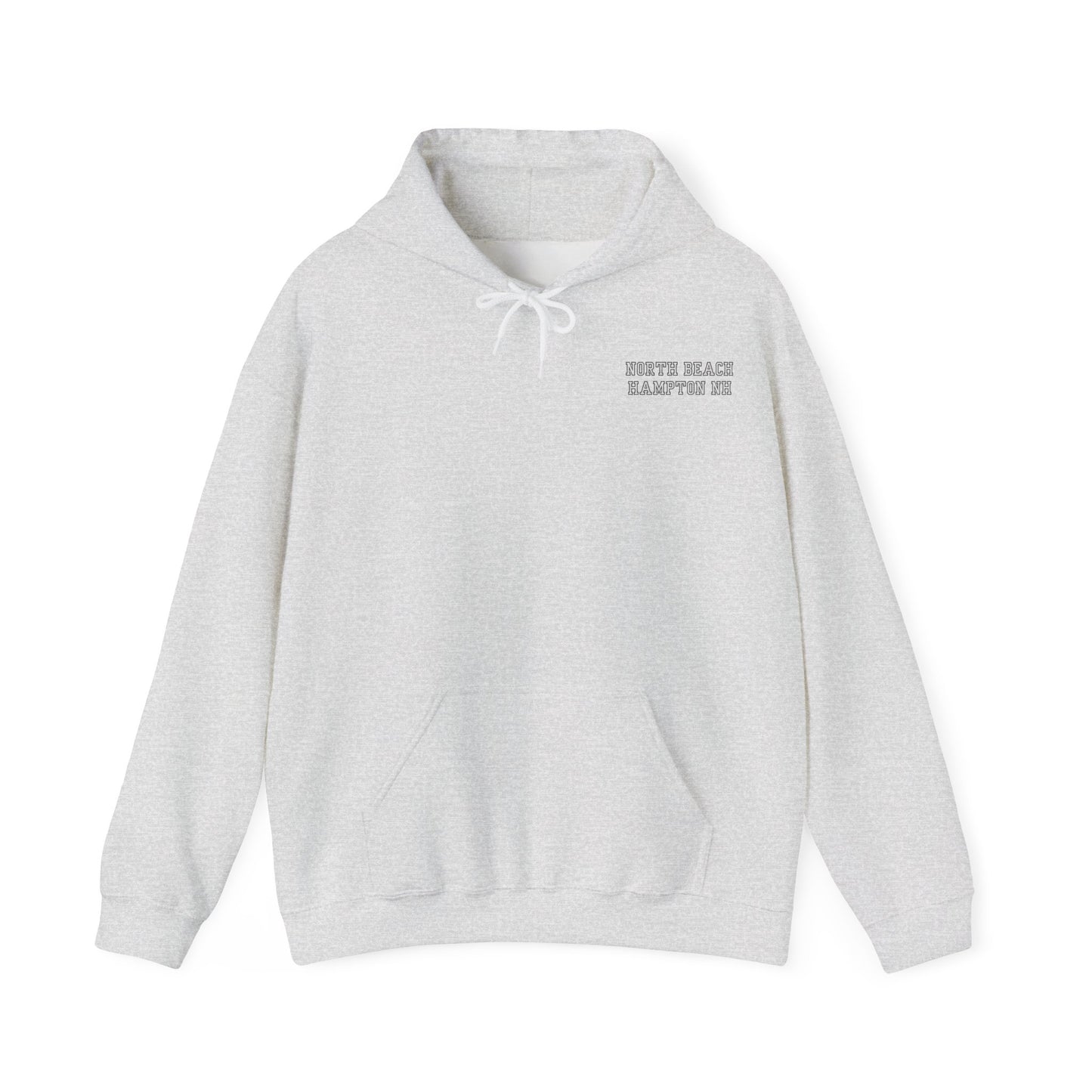 North Beach Hampton NH Minimalist Hoodie