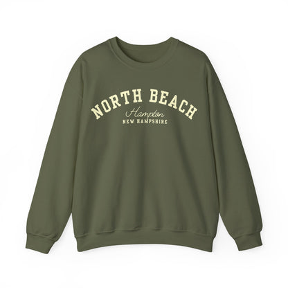 North Beach Varsity Style Crewneck Sweatshirt