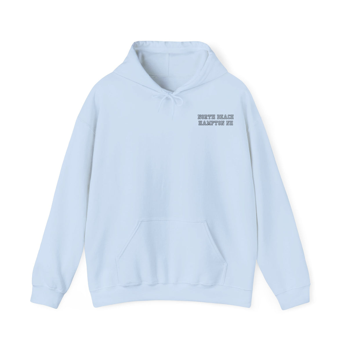 North Beach Hampton NH Minimalist Hoodie