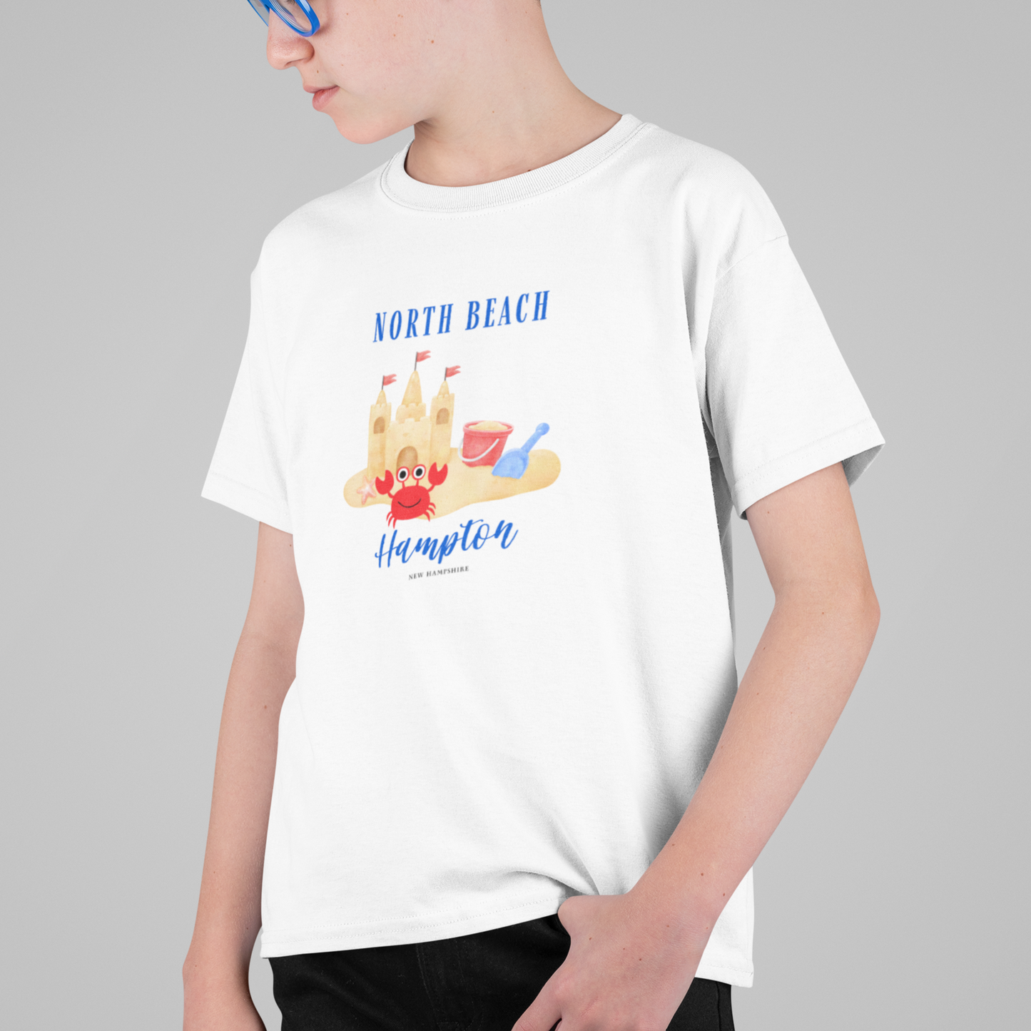 North Beach Sandcastle T-shirt - Youth