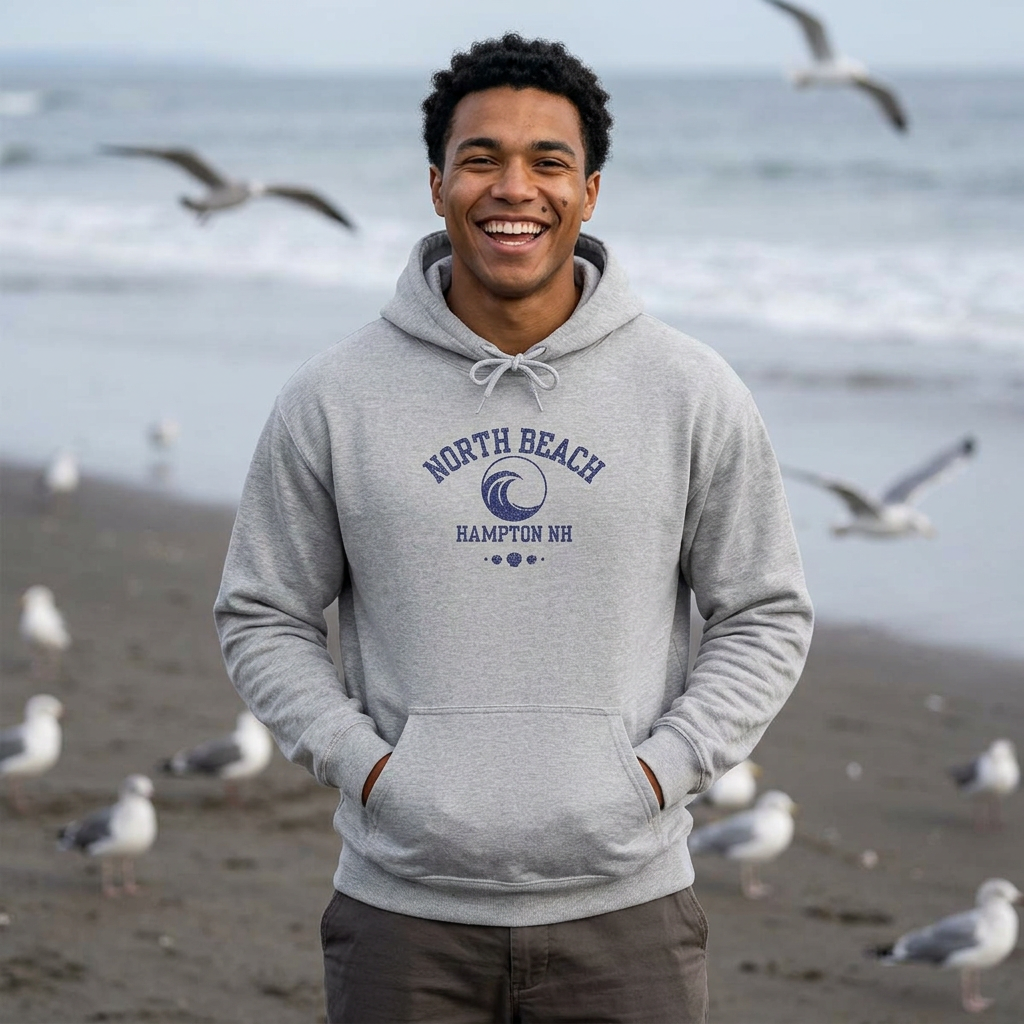 North Beach Classic Embroidered Hoodie