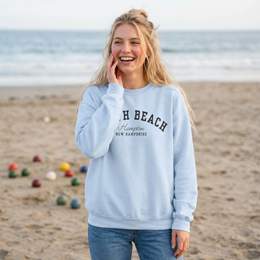 North Beach Varsity Style Crewneck Sweatshirt