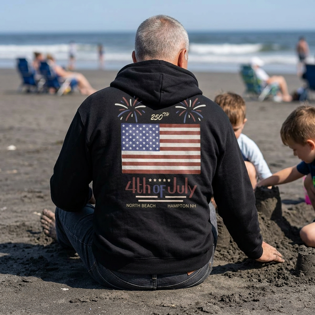North Beach 250th 4th of July Hoodie