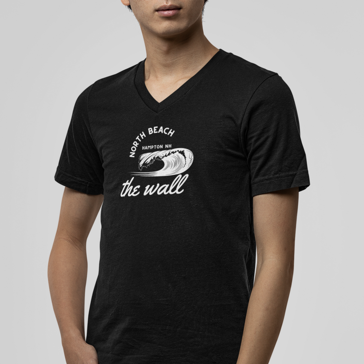The Wall at North Beach V-Neck T-shirt