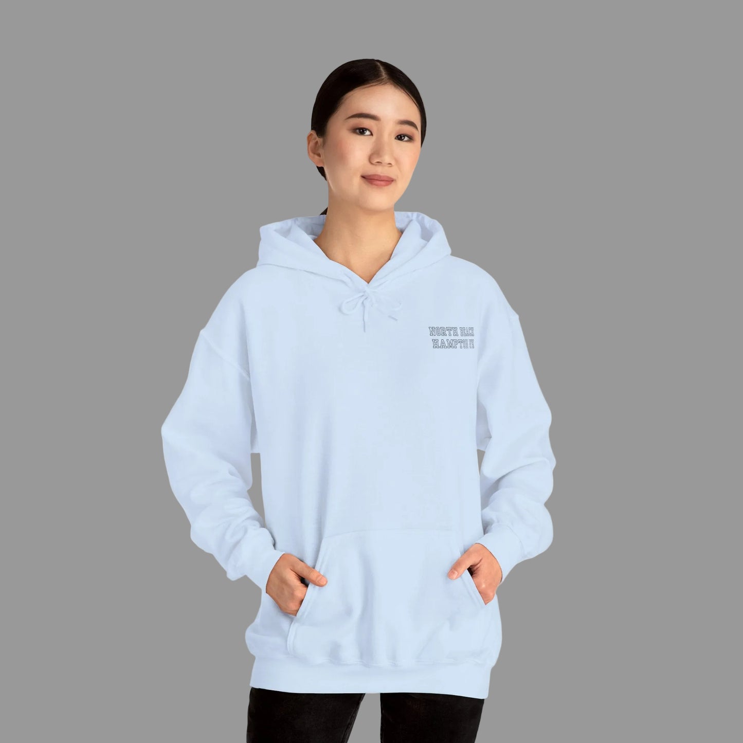 North Beach Hampton NH Minimalist Hoodie