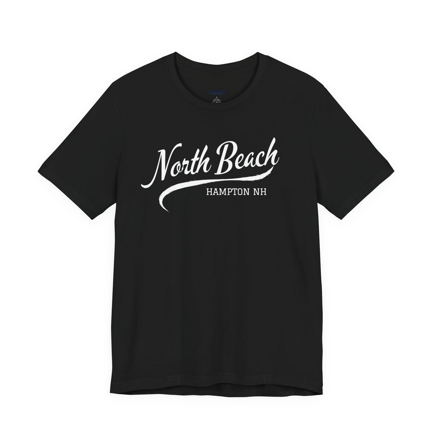 North Beach Hampton NH Script T-shirt