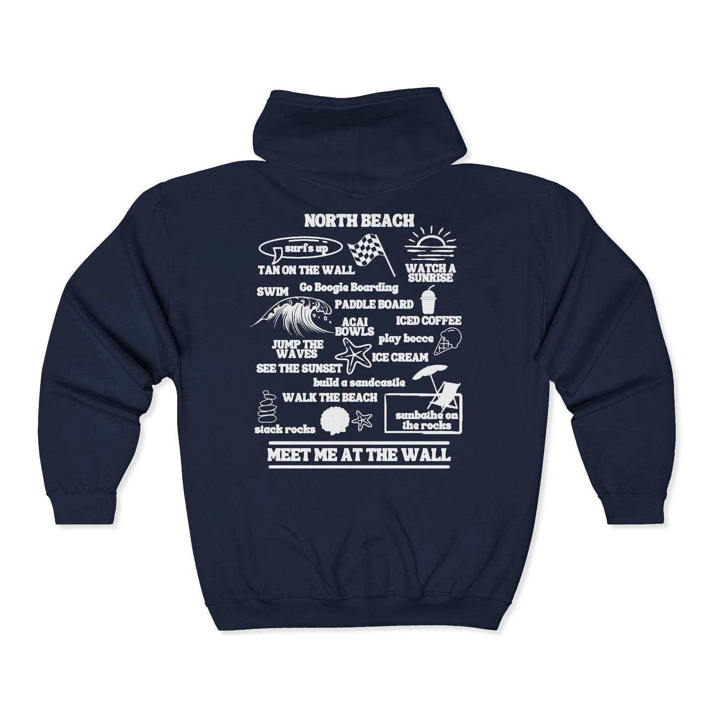 Meet Me At The Wall Full Zip Hoodie