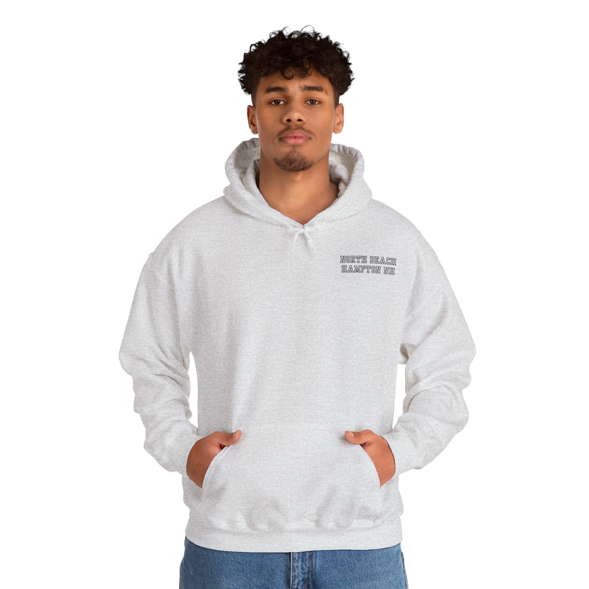 North Beach Hampton NH Minimalist Hoodie