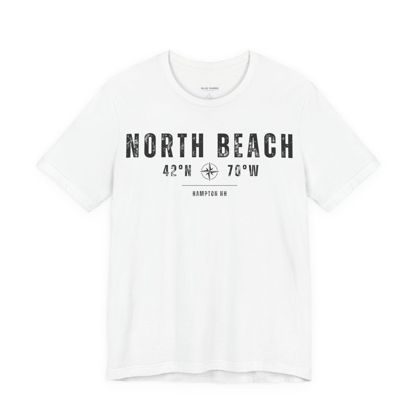 North Beach Vintage Compass Graphic T-shirt