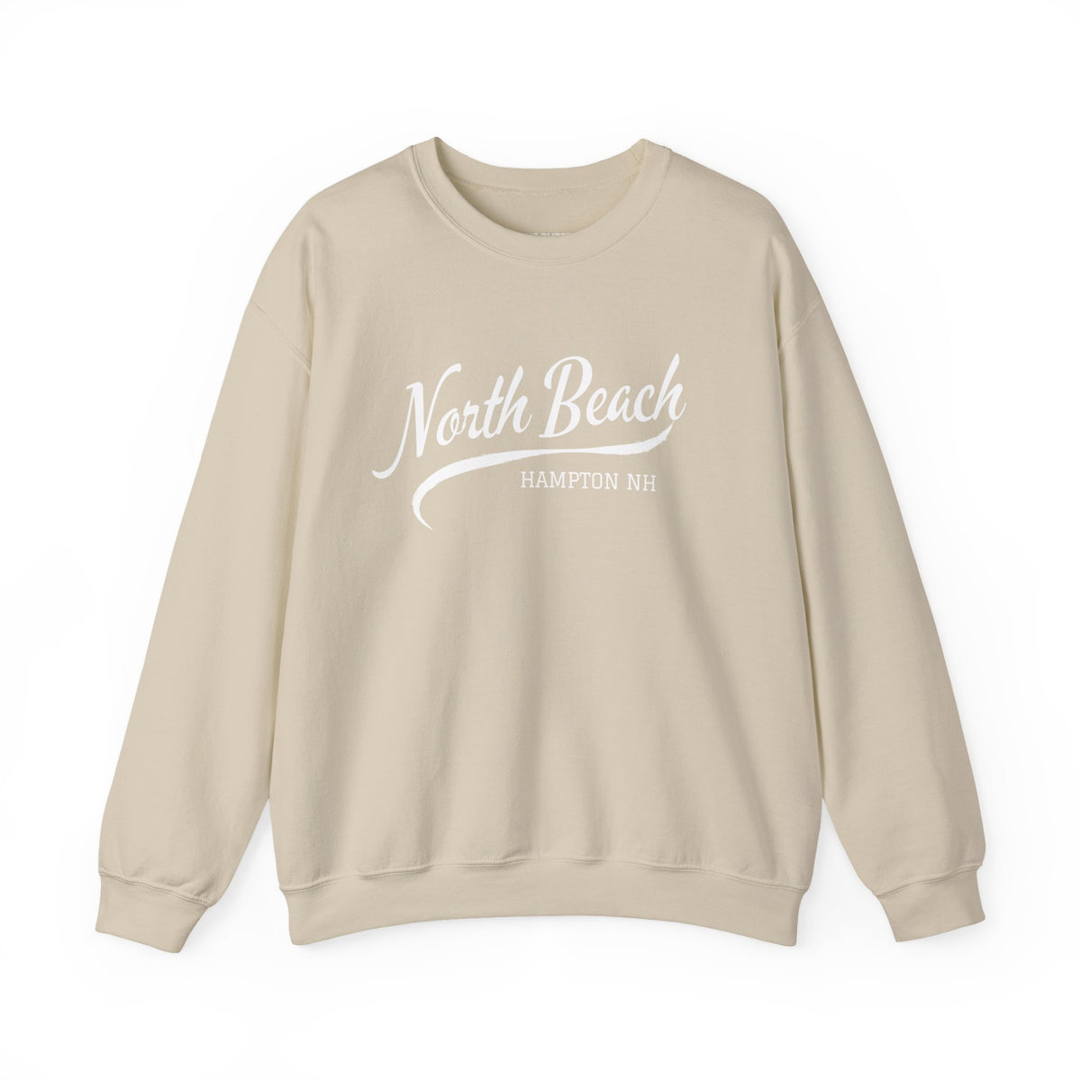North Beach Hampton NH Script Crewneck Sweatshirt