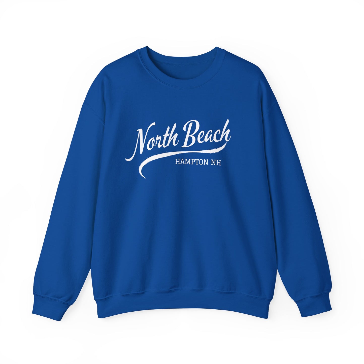 North Beach Hampton NH Script Crewneck Sweatshirt