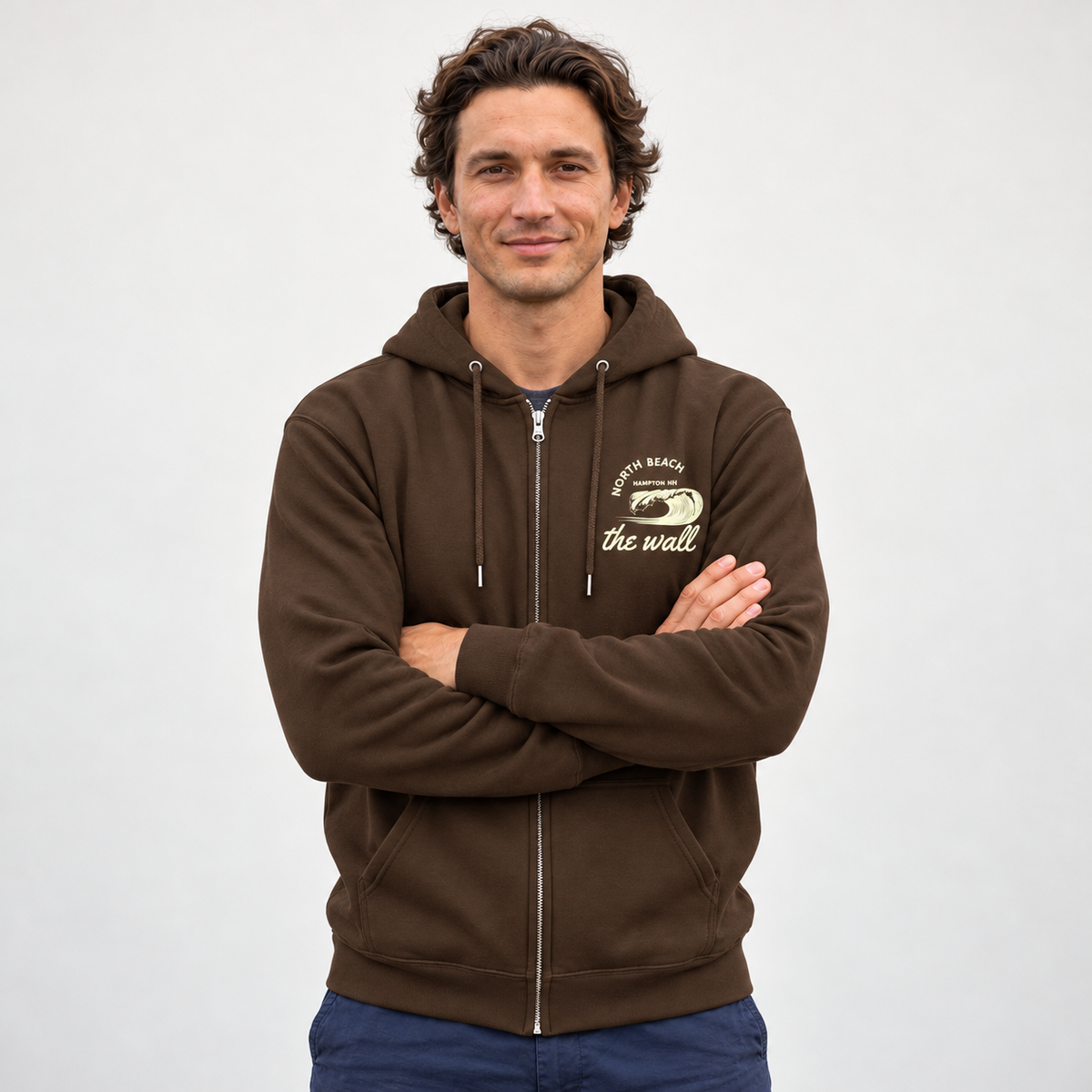 The Wall at North Beach Full Zip Hoodie